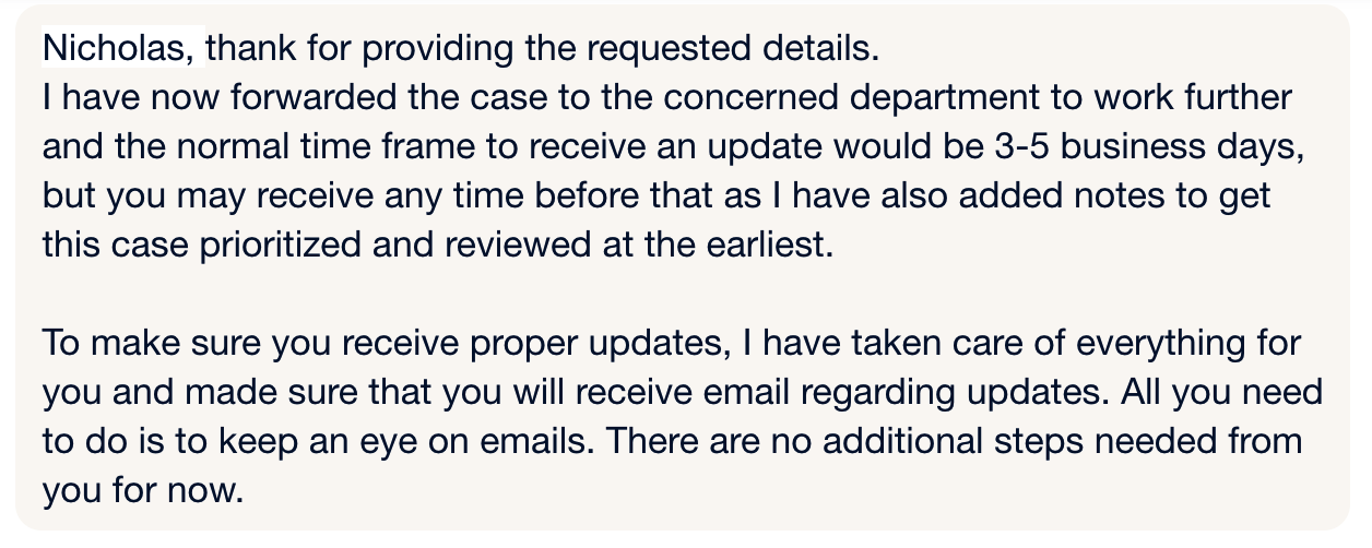 PayPal help center screenshot 5