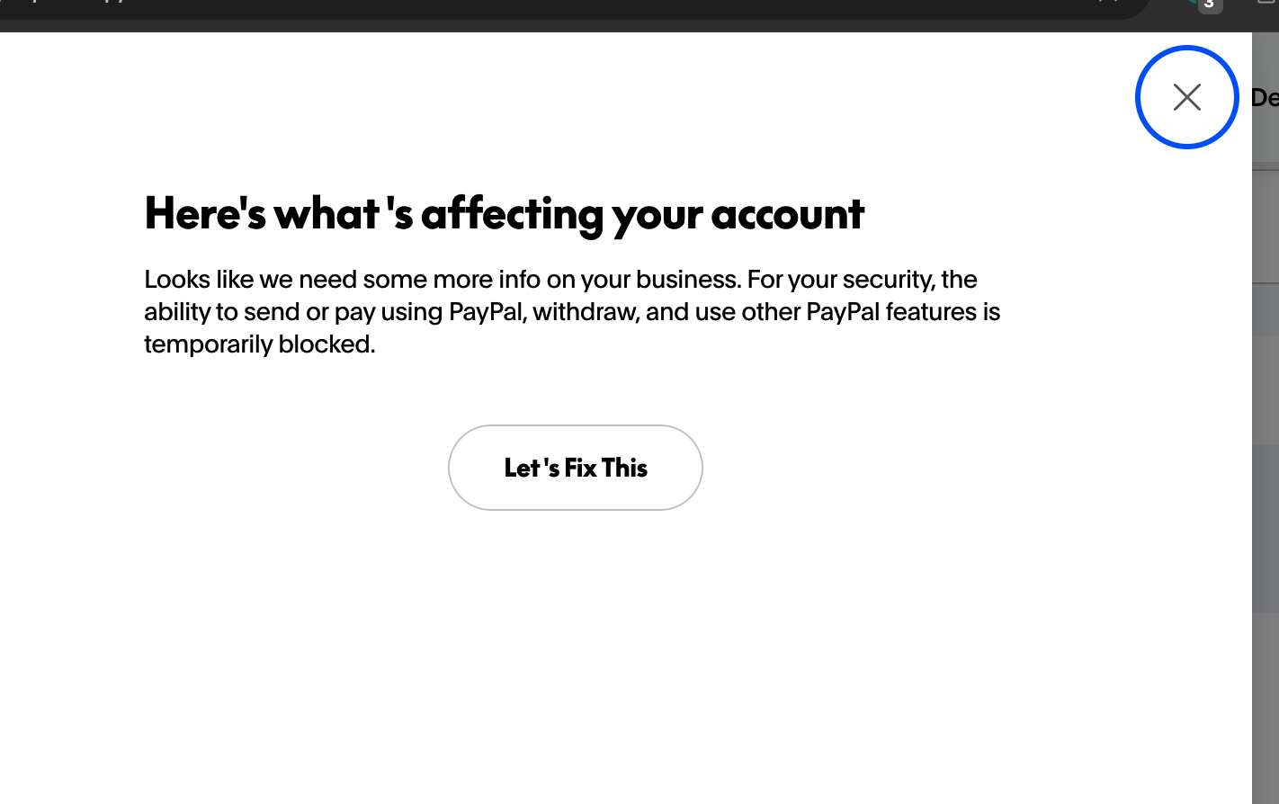 PayPal take care screenshot 2