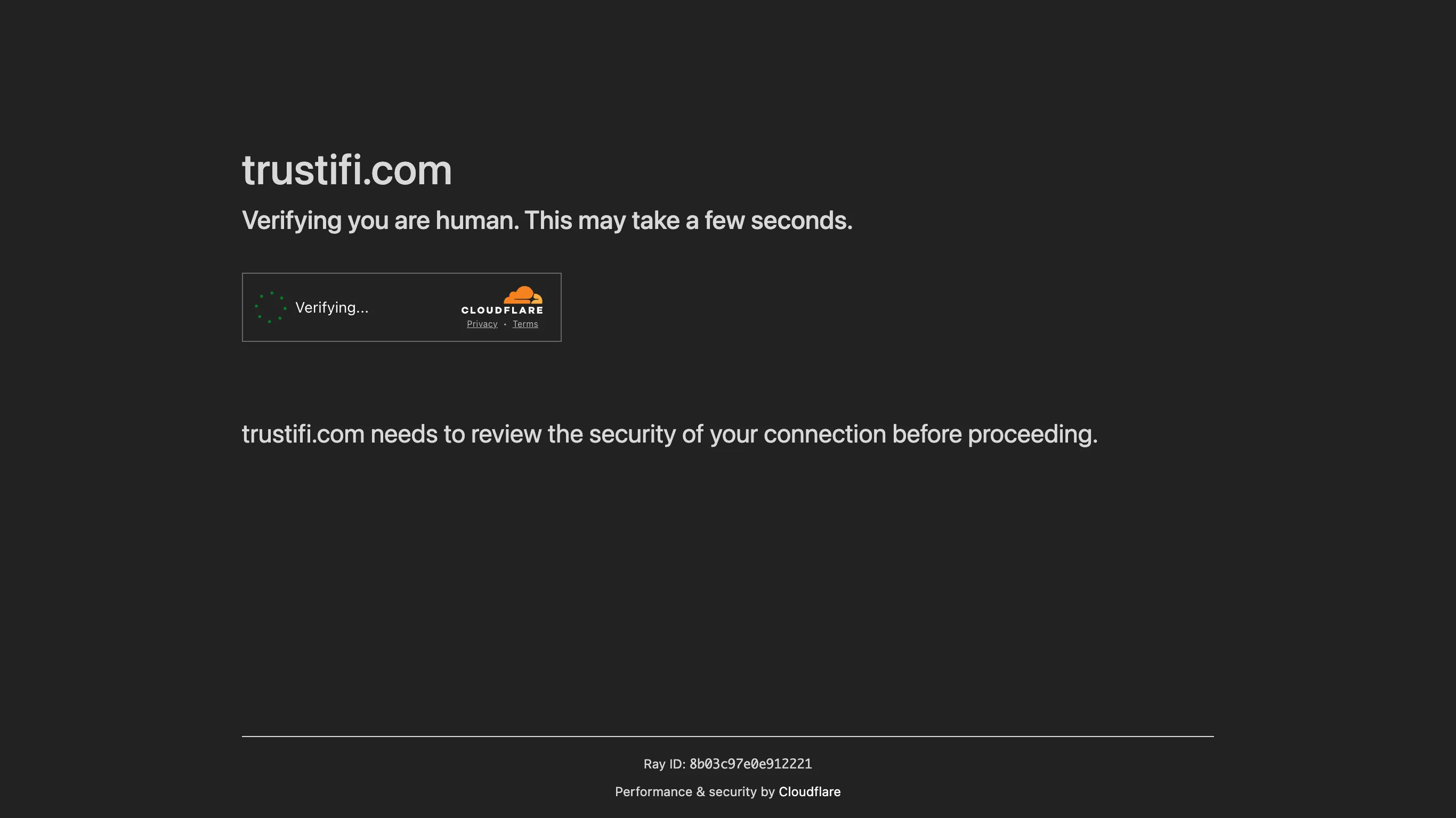 Trustifi es el servicio de correo electrónico de una fuente cerrada.