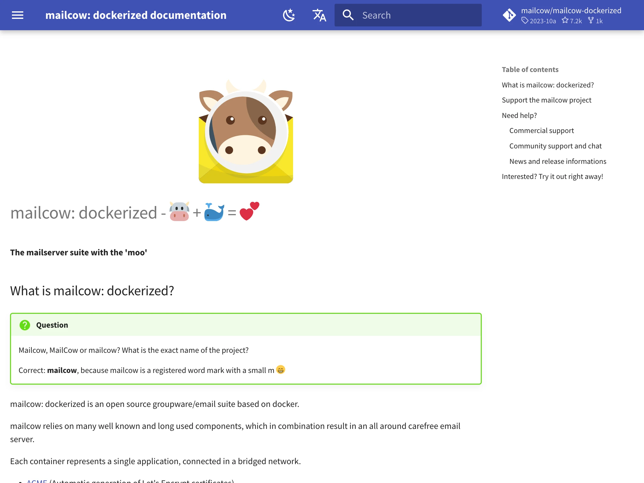 mailcow ist eine Open-Source-E-Mail Server für CentOS.